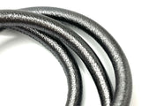 Classic Metallic Wrap ❤︎ wikkelarmband - zilver - metallic leer
