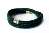 Basic Rope ❤︎ wikkelarmband - zilver - bedels - touw