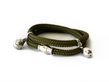 Charm Rope ❤︎ wikkelarmband - zilver - bedels - touw