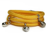Charm Rope Wrap ❤︎ wikkelarmband - zilver - bedels - touw